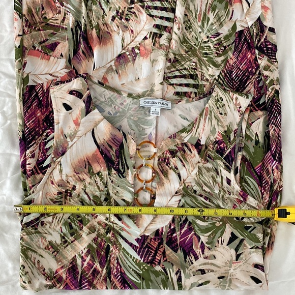 Women’s Chelsea Taylor Maxi Dress Plant Print Size Small - Picture 3 of 10